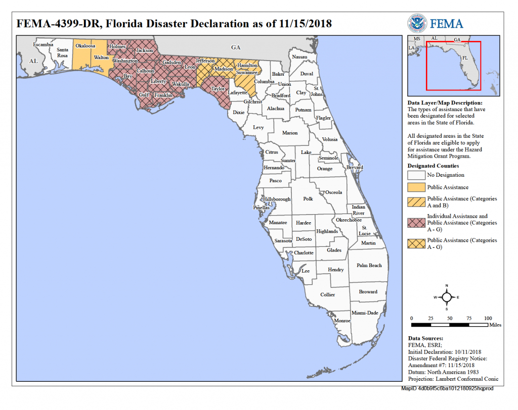 Florida Hurricane Michael (Dr-4399) | Fema.gov - I Want A Map Of Florida