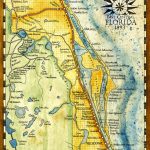 Florida Map Art Print C. 1893 | Etsy   Florida Map Artwork