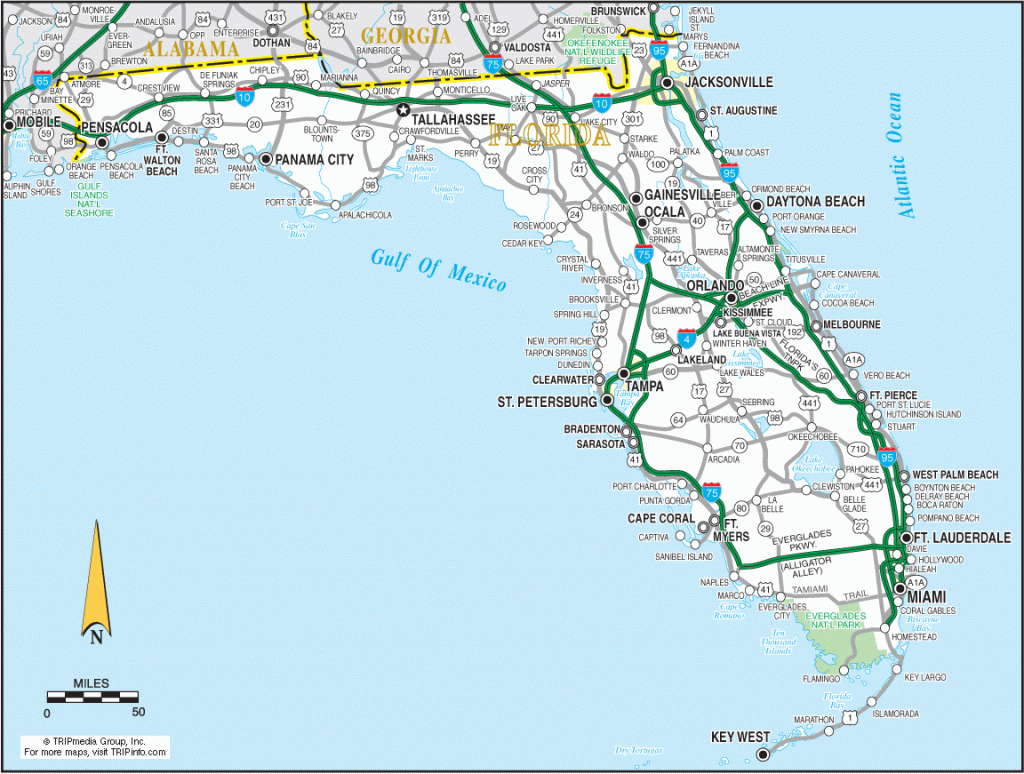 Florida Map - Florida Destinations Map