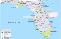 Florida Map With Port St Lucie