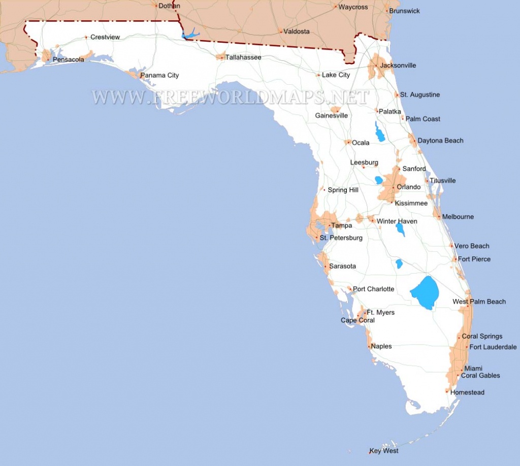 Florida Maps - Coral Beach Florida Map