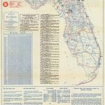 Florida Memory   Official Road Map Of Florida, 1946   Carrabelle Florida Map