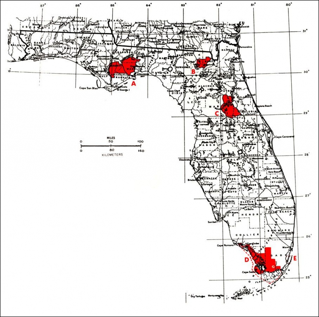 Florida National Parks | National Forests, Everglades National Park - National Forests In Florida Map