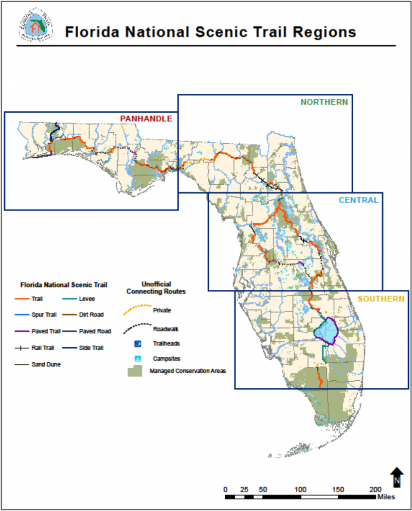 Central Florida Bike Trails Map Printable Maps