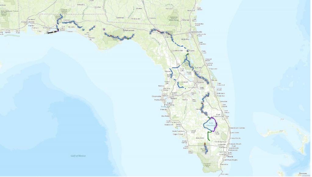 Florida National Scenic Trail - Home - National Forests In Florida Map