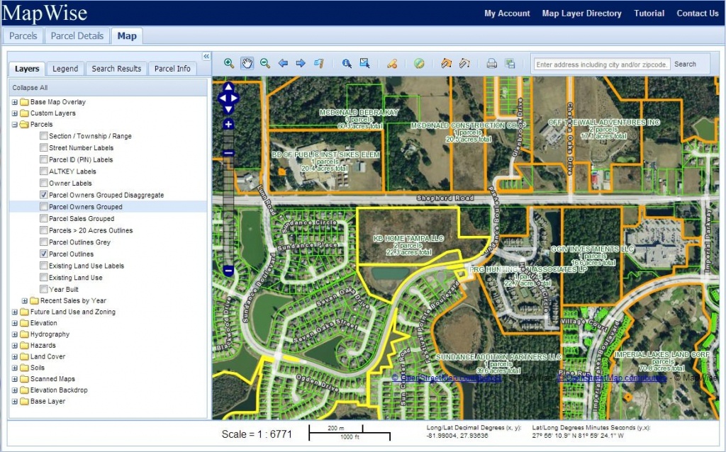 Florida Property Appraiser Parcel Maps And Property Data - Polk County Florida Parcel Map