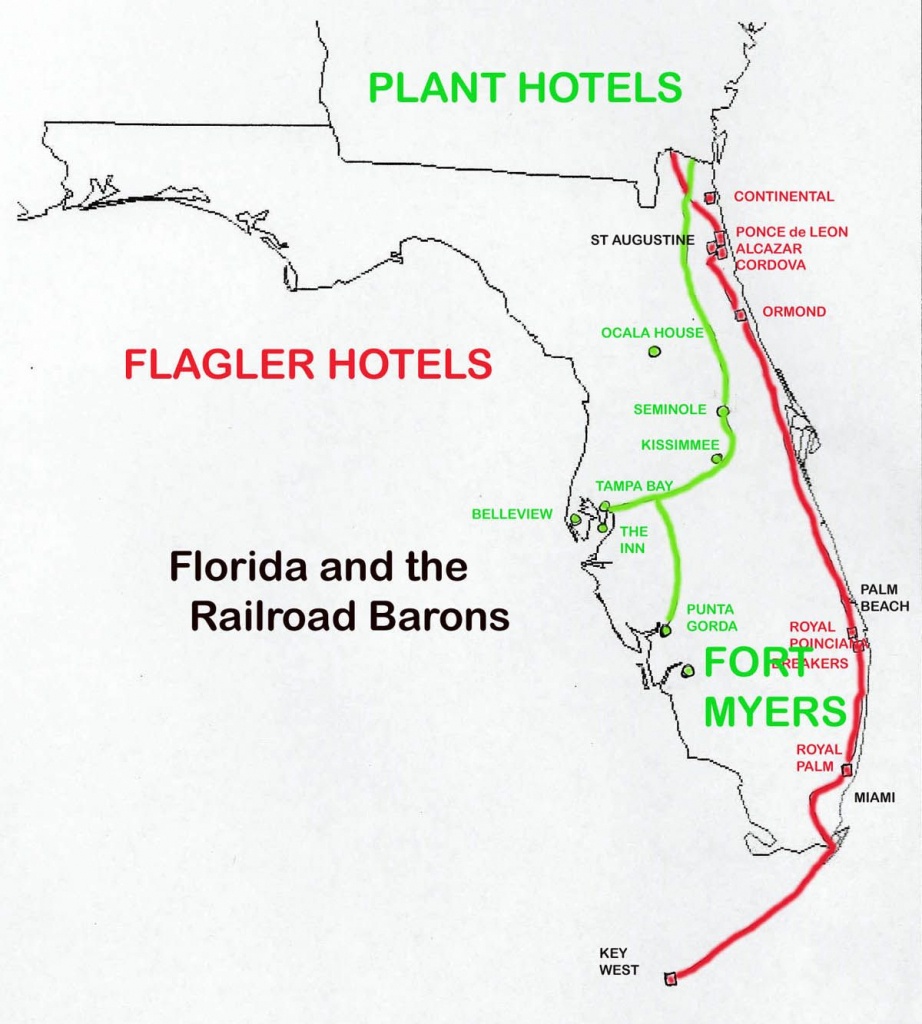 Tampa Bay Trains When Trains First Came To Central Florida Florida   Florida Railroads In 1880 1900 Railway Maps Railroad Pictures Florida Railroad Map 