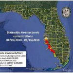 Florida Red Tide Update:toxic Organisms Span 130 Mile Stretch; 12   Current Red Tide Map Florida