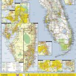 Florida Road Map & Travel Guide Gm16   Florida Travel Guide Map