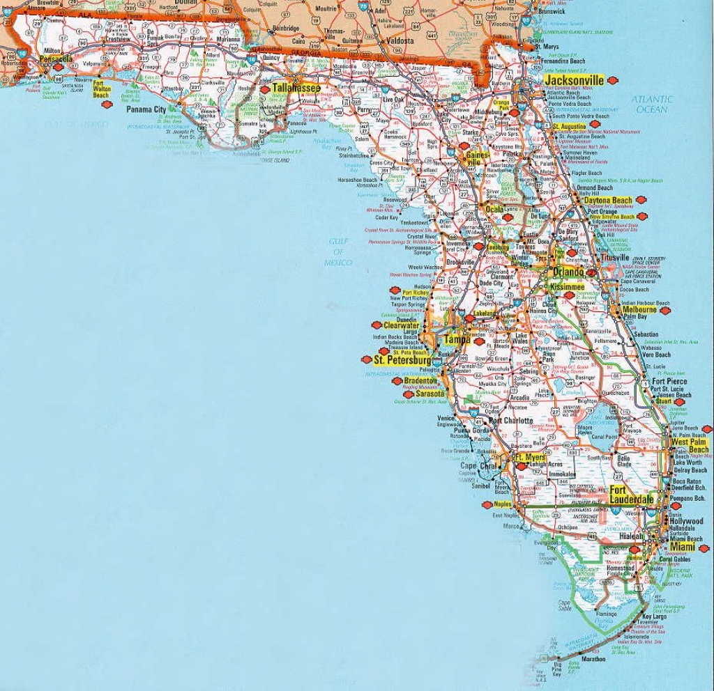 Beaches Of Northwest Florida Map | Southern Vacation Rentals - Florida