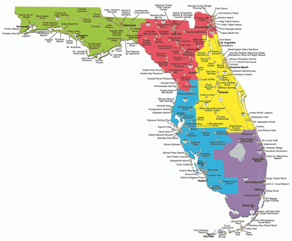 Florida State Parks..whether A Day Or Overnight..they Can&amp;#039;t Be Beat - Florida State Parks Rv Camping Map