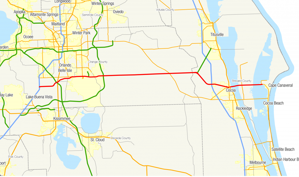 Florida State Road 528 - Wikipedia - Port Canaveral Florida Map