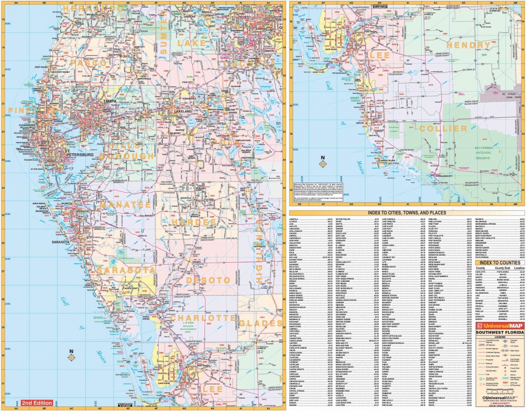 Florida State Southwest Regional Wall Map – Kappa Map Group - Map Of Sw Florida