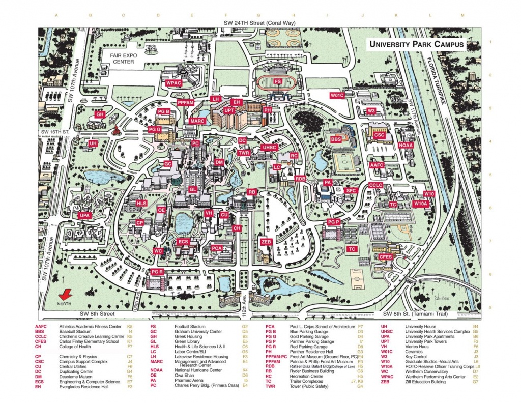 Florida State University Campus Map - State College Of Florida Bradenton Campus Map