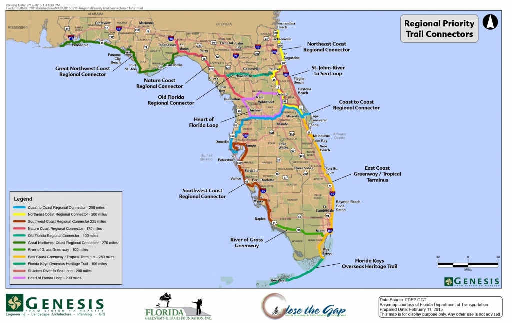 Florida Trail Map | D1Softball - Florida Trail Map