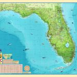 Florida Wall Map   The Map Shop   Florida Wall Map