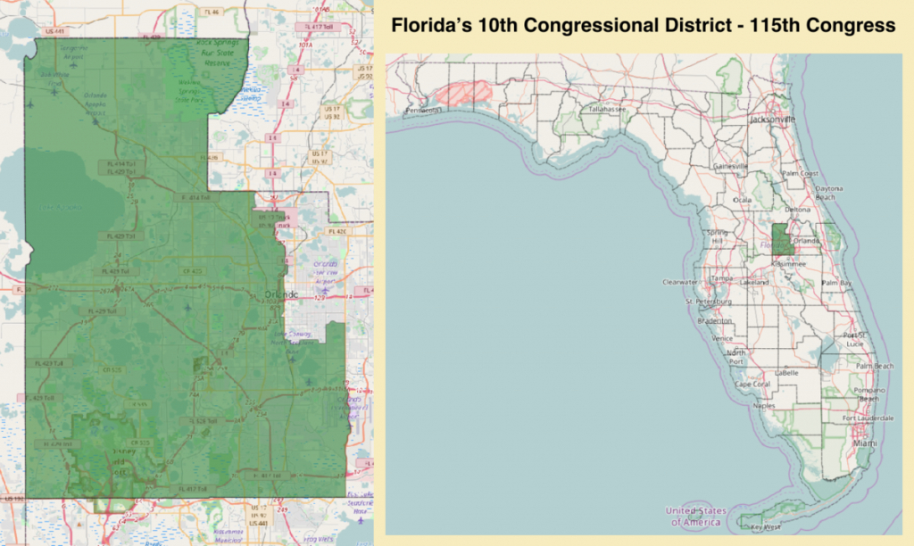 Florida&amp;#039;s 10Th Congressional District - Wikipedia - Florida House District 115 Map