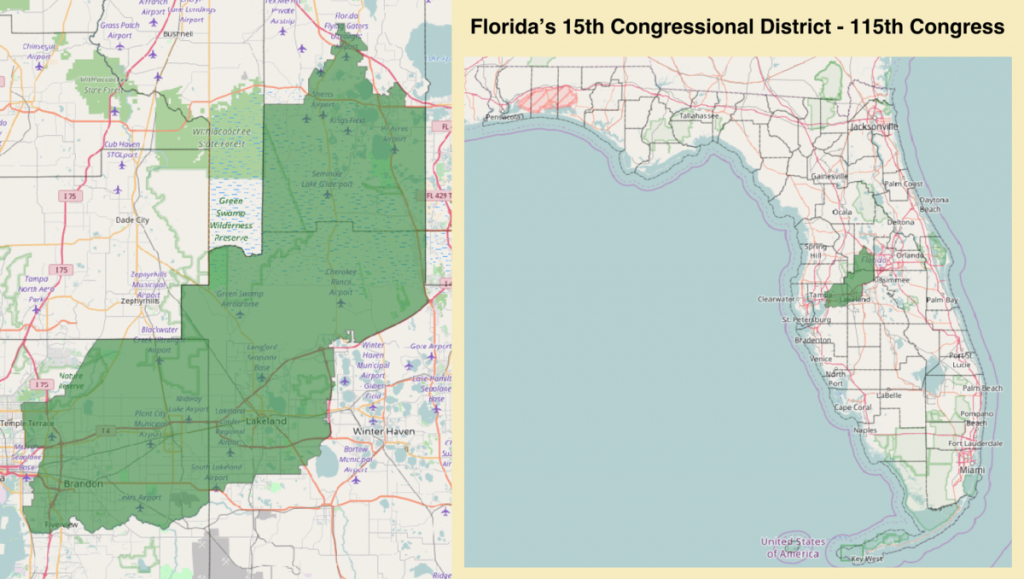 Florida&amp;#039;s 15Th Congressional District - Wikipedia - Florida House Of Representatives Map