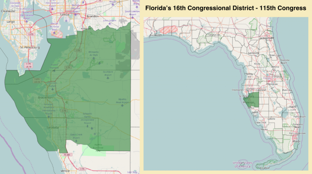 Florida&amp;#039;s 16Th Congressional District - Wikipedia - Florida State Representatives Map