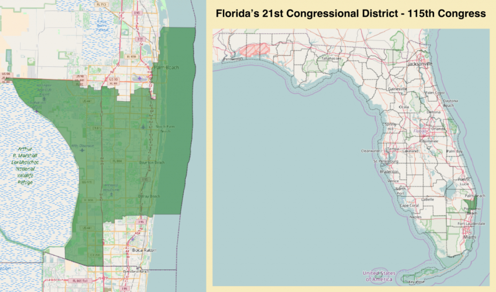Florida&amp;#039;s 21St Congressional District - Wikipedia - Florida&amp;amp;#039;s Congressional District Map