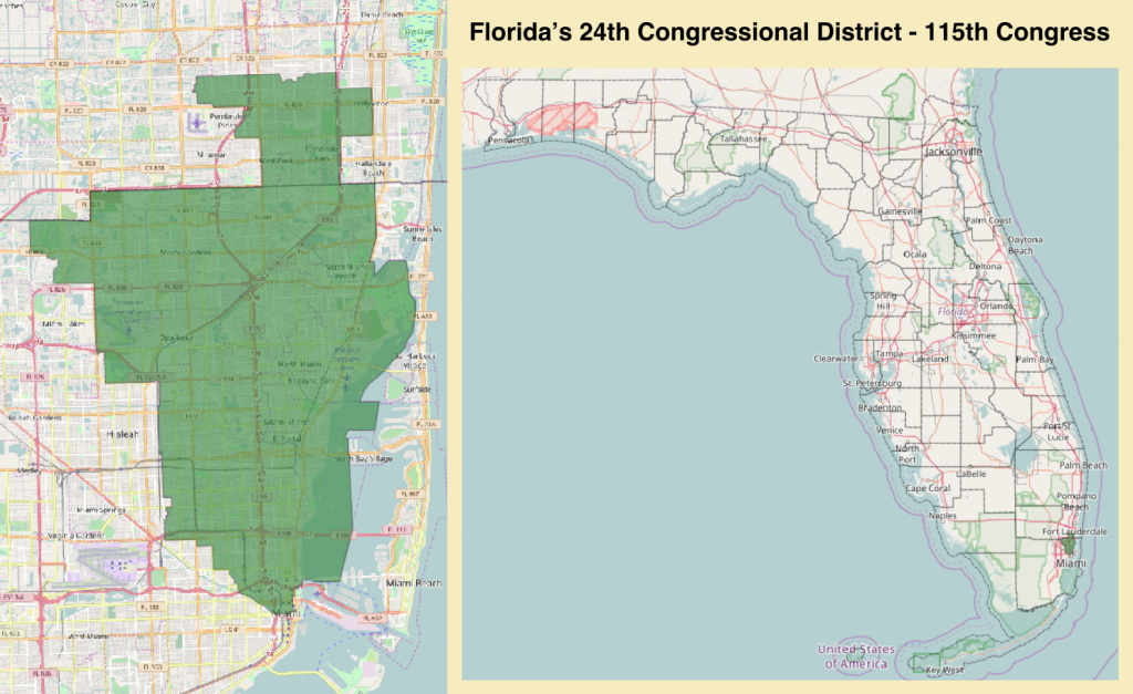 Florida&amp;#039;s 24Th Congressional District - Wikipedia - Florida 6Th Congressional District Map