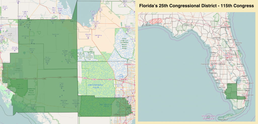 Florida&amp;#039;s 25Th Congressional District - Wikipedia - California 25Th District Map