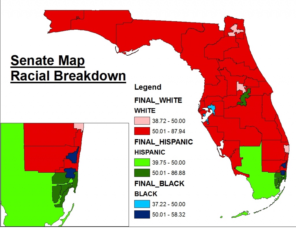 Florida&amp;#039;s New (Final) State Senate Map « Mattsmaps - Florida Snake Problem Map