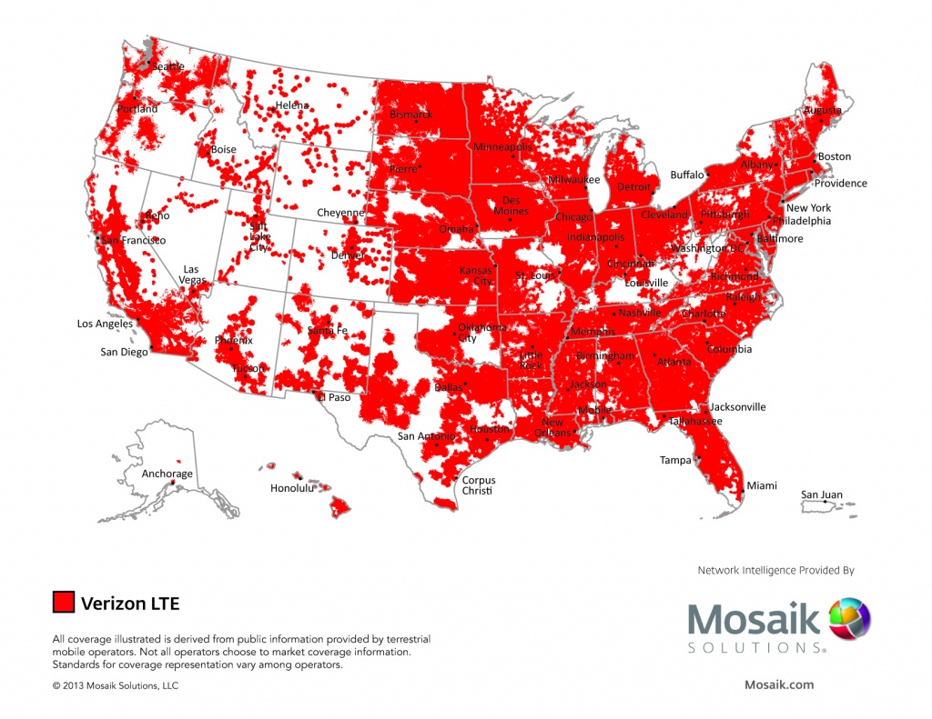 Network Coverage Map   For Lte Coverage And Speed Verizon Or Att Page 5 Verizon Lte Coverage Map California 