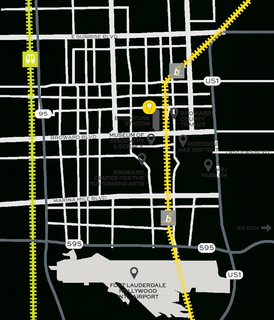 Fort Lauderdale Train Station | Brightline - Brightline Florida Map