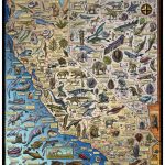 Fossil Map Of California & Nevada   Troll Art   Map Of California And Nevada