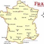 France Cities Map And Travel Guide   Printable Map Of France With Cities