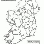 Free Games From Ireland. Printable Puzzles, Word Jumbles, Coloring   Printable Black And White Map Of Ireland