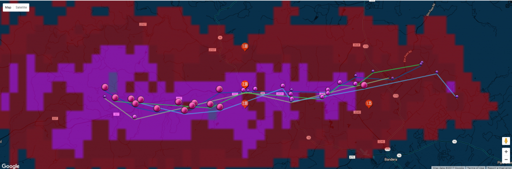 Free Hail Maps For Recent Storms With Exact Hail Core Paths - Hail Maps Texas