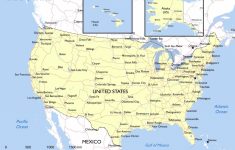 Printable Map Of The Usa With States And Cities