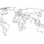 Free Printable Black And White World Map With Countries Best Of   Blank World Map Countries Printable