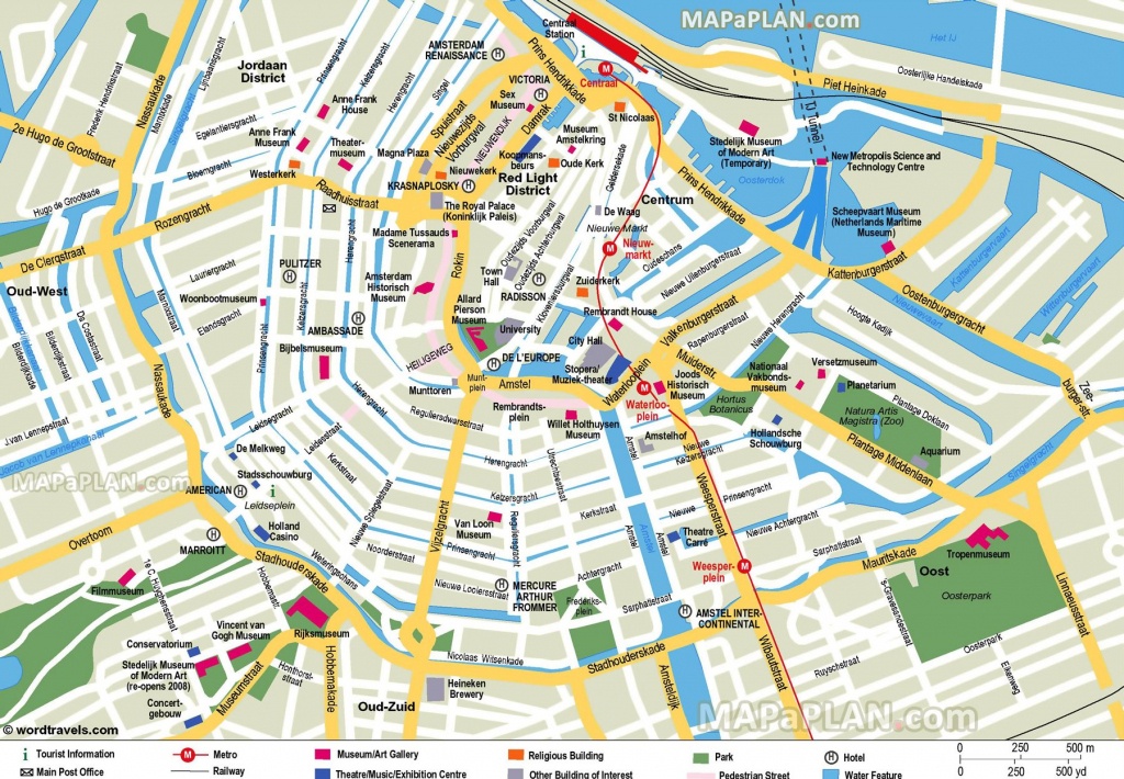 Free Printable Map Of Amsterdam - Google Search | Earth/environment - Tourist Map Of Amsterdam Printable