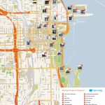 Free Printable Map Of Chicago Attractions. | Free Tourist Maps   Printable Street Map Of Downtown Chicago