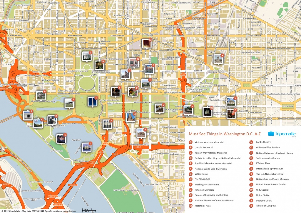 Free Printable Map Of Washington D.c. Attractions. | Washington Dc - Printable Map Of Washington Dc Sites