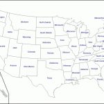 Free Printable Us Maps With State Names Usa Map And State Capitals   Free Printable United States Map With State Names