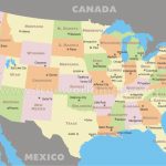 Free Printable Us States And Capitals Map | Map Of Us States And   Free Printable Us Map With Cities