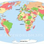 Free Printable World Maps   Free Printable World Map With Countries Labeled For Kids