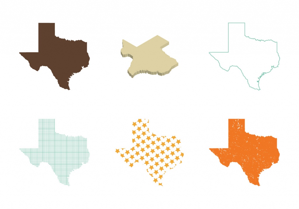 Free Texas Map Vector - Download Free Vector Art, Stock Graphics - Texas Map Vector Free