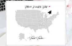 United States Travel Map Printable