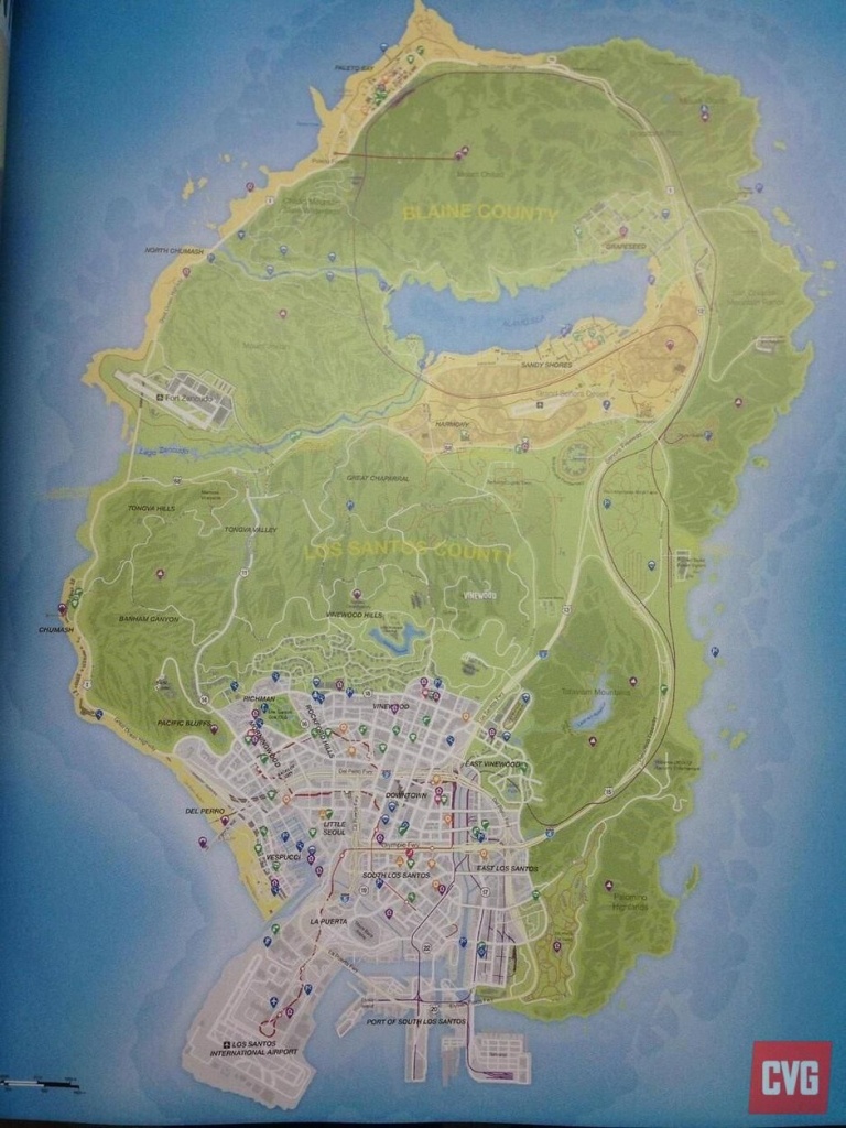 Full Gta 5 Map Leaked Online | Game Lovers.. | Gta, Grand Theft Auto - Gta 5 Map Printable