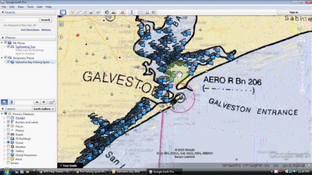 Galveston Bay Fishing Map - Youtube - Texas Coastal Fishing Maps