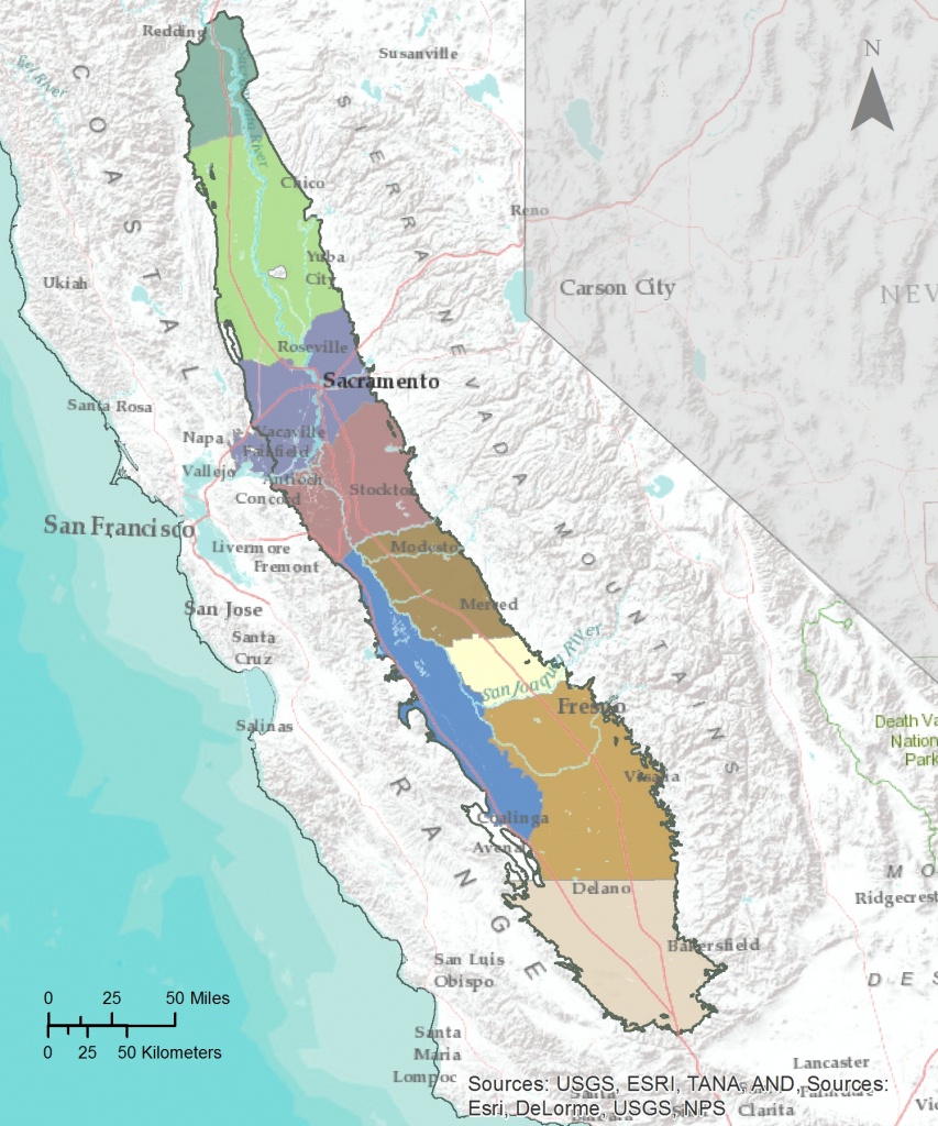 Gama: Groundwater Ambient Monitoring And Assessment - California Valley Map