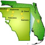 General Information Concerning Osceola County   Map Of Osceola County Florida