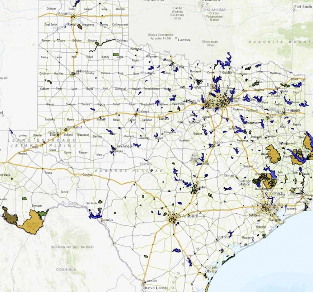 Geographic Information Systems (Gis) - Tpwd - Texas Hunting Map