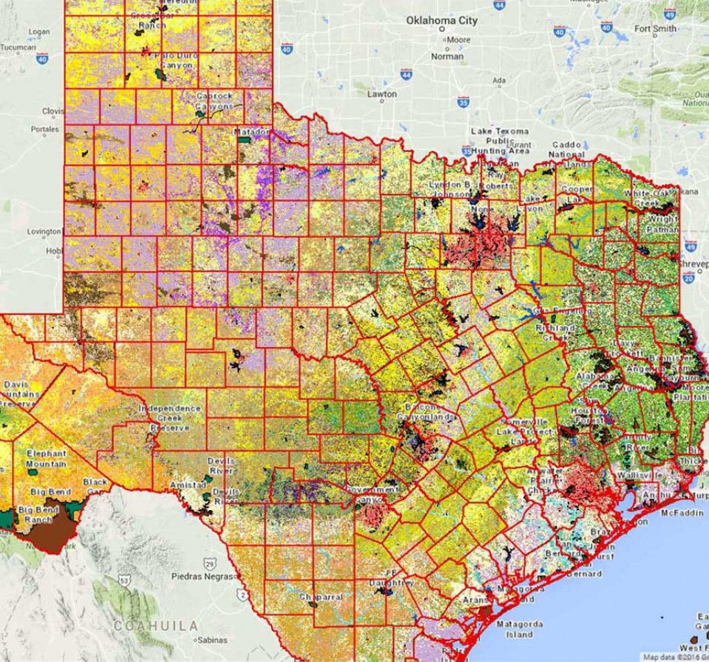 Geographic Information Systems (Gis) - Tpwd - Texas Land For Sale Map
