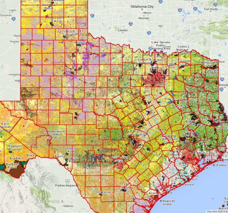 Geographic Information Systems (Gis) - Tpwd - Texas Parcel Map ...